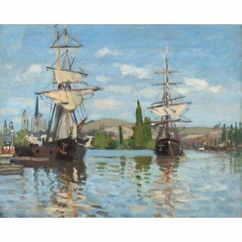 Boat Diy Paint By Numbers Kits PBN95000 - NEEDLEWORK KITS