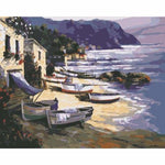 Boat Diy Paint By Numbers Kits ZXB698-23 - NEEDLEWORK KITS