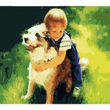 Boy Diy Paint By Numbers Kits ZXQ306-24 - NEEDLEWORK KITS