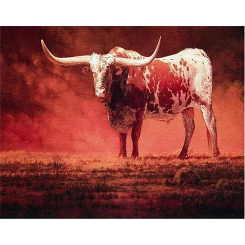 Bull Diy Paint By Numbers Kits PBN91592 - NEEDLEWORK KITS