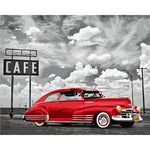 Car Diy Paint By Numbers Kits WM-1157 - NEEDLEWORK KITS