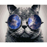 Cat Diy Paint By Numbers Kits WM-736 - NEEDLEWORK KITS