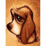 Cute Puppy Diy Paint By Numbers Kits PBN95831 - NEEDLEWORK KITS