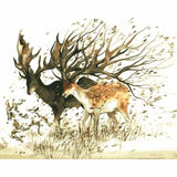 Deer Diy Paint By Numbers Kits PBN94192 - NEEDLEWORK KITS