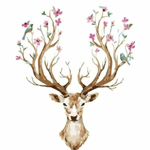 Deer Diy Paint By Numbers Kits PBN94196 - NEEDLEWORK KITS