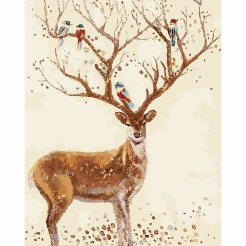 Deer Diy Paint By Numbers Kits VM96266 - NEEDLEWORK KITS