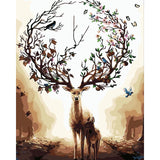 Deer Diy Paint By Numbers Kits WM-705 - NEEDLEWORK KITS