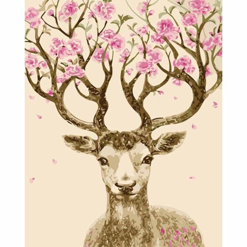 Deer Diy Paint By Numbers Kits YM-4050-234 - NEEDLEWORK KITS