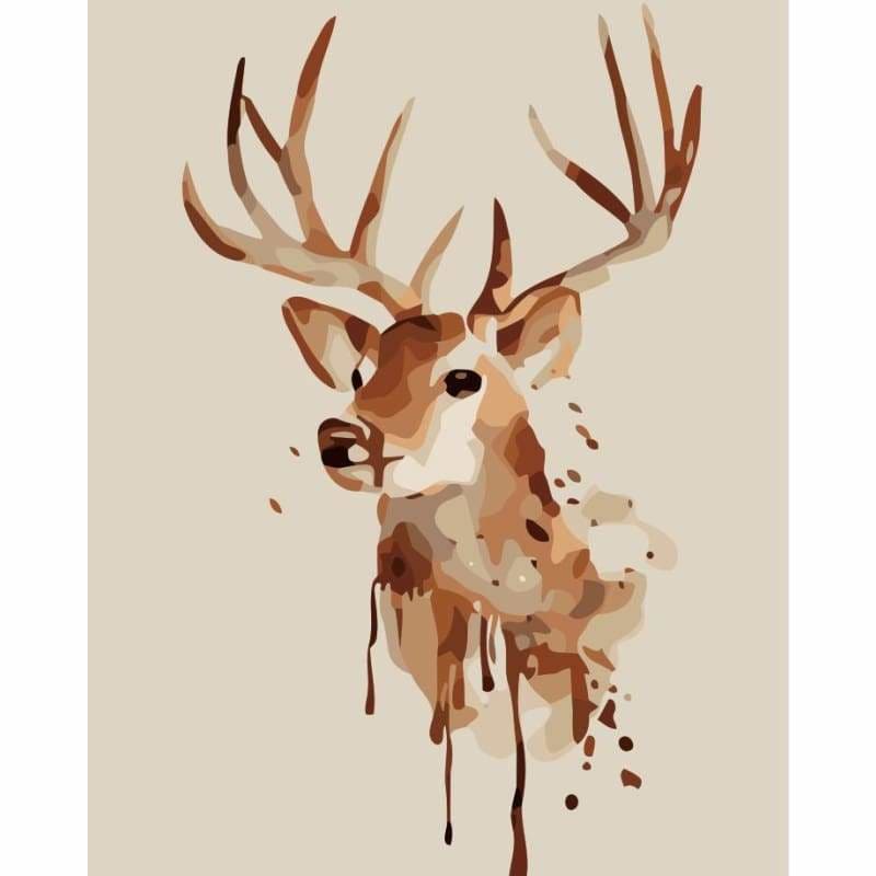 Deer Diy Paint By Numbers Kits YM-4050-242 - NEEDLEWORK KITS