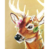 Deer Diy Paint By Numbers Kits YM-4050-254 - NEEDLEWORK KITS
