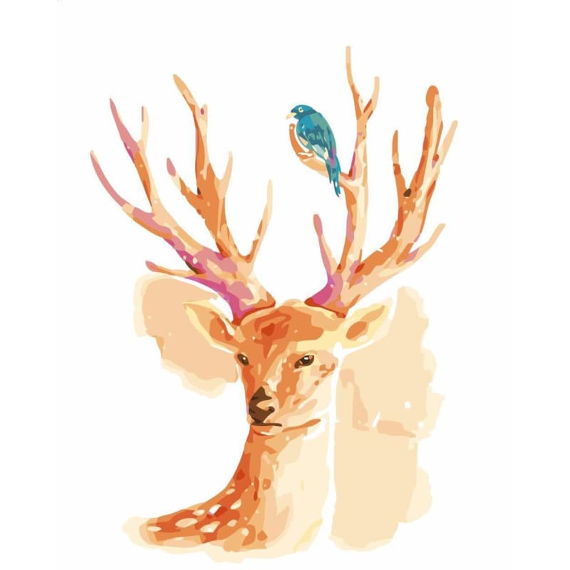 Deer Diy Paint By Numbers Kits YM-4050-255 - NEEDLEWORK KITS