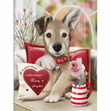 Dog Diy Paint By Numbers Kits PBN54139 - NEEDLEWORK KITS