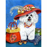 Dog Diy Paint By Numbers Kits PBN95560 - NEEDLEWORK KITS