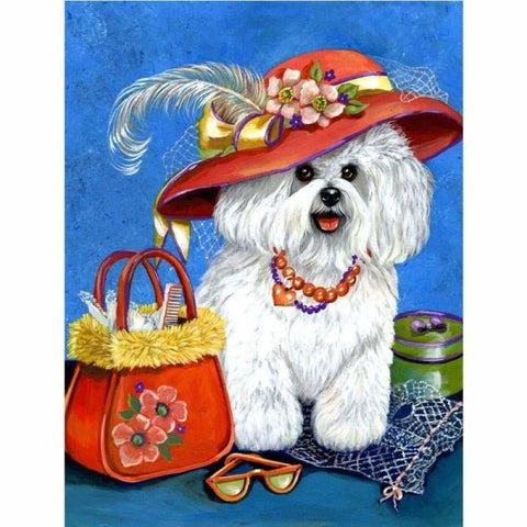 Dog Diy Paint By Numbers Kits PBN95560 - NEEDLEWORK KITS