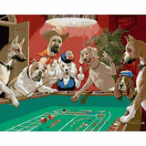 Dog Diy Paint By Numbers Kits WM-1427 - NEEDLEWORK KITS