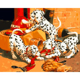 Dog Diy Paint By Numbers Kits WM-507 - NEEDLEWORK KITS