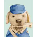 Dog Diy Paint By Numbers Kits ZXQ1293 - NEEDLEWORK KITS