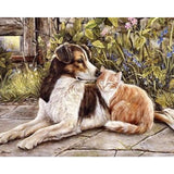 Dog Diy Paint By Numbers Kits ZXQ2225 - NEEDLEWORK KITS