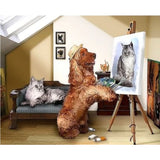 Dog Diy Paint By Numbers Kits ZXQ3206 - NEEDLEWORK KITS