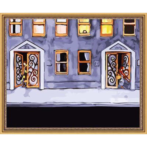 Door Diy Paint By Numbers Kits ZXE098 - NEEDLEWORK KITS