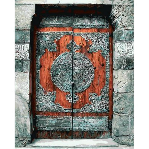 Door Diy Paint By Numbers Kits ZXQ445-18 - NEEDLEWORK KITS