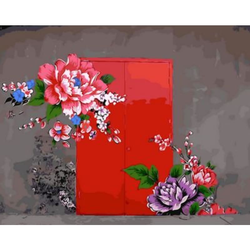 Door Diy Paint By Numbers Kits ZXQ458 - NEEDLEWORK KITS