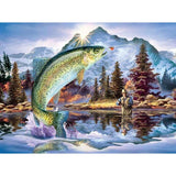Fish Diy Paint By Numbers Kits PBN94062 - NEEDLEWORK KITS