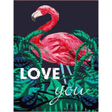 Flamingo Diy Paint By Numbers Kits YM-4050-213 - NEEDLEWORK KITS