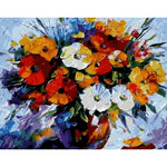 Flower Diy Paint By Numbers Kits ZXQ1445 - NEEDLEWORK KITS