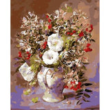 Flower Diy Paint By Numbers Kits ZXQ956 - NEEDLEWORK KITS