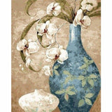 Flower In Vase Diy Paint By Numbers Kits PBN92845 - NEEDLEWORK KITS
