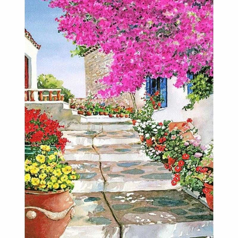 Garden Door Diy Paint By Numbers Kits PBN92133 - NEEDLEWORK KITS