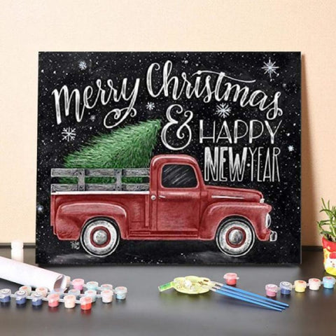 Happy New Year -Paint by Numbers Kit