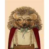 Hedgehog Diy Paint By Numbers Kits PBN30135 - NEEDLEWORK KITS