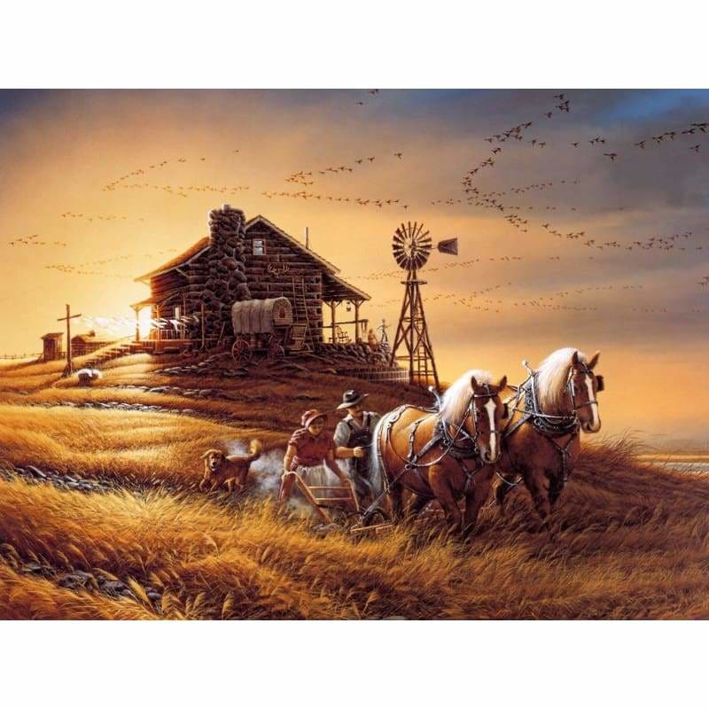 Landscape Diy Paint By Numbers Kits PBN95510 - NEEDLEWORK KITS