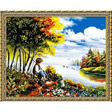 Landscape Diy Paint By Numbers Kits YM-4050-083 - NEEDLEWORK KITS