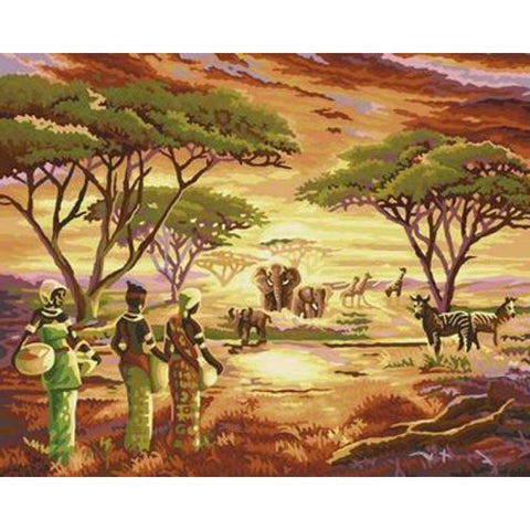 Landscape Diy Paint By Numbers Kits ZXB174 - NEEDLEWORK KITS