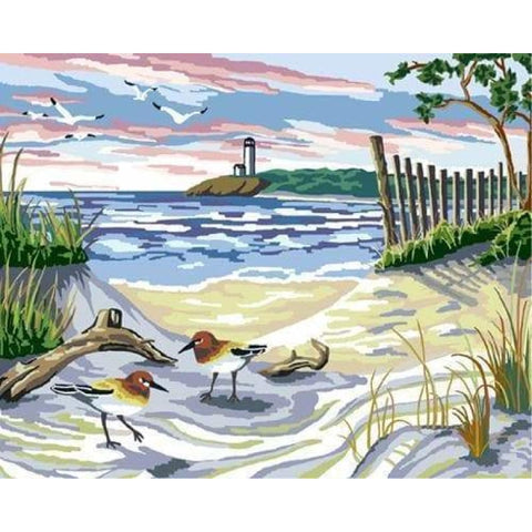 Landscape Diy Paint By Numbers Kits ZXB516-28 - NEEDLEWORK KITS