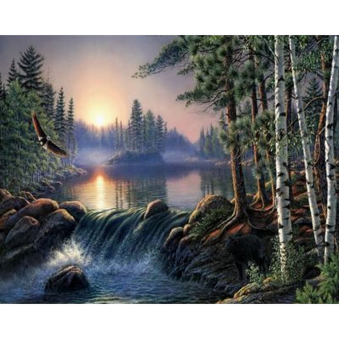 Landscape Diy Paint By Numbers Kits ZXQ2356 - NEEDLEWORK KITS