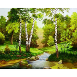 Landscape Forest Diy Paint By Numbers Kits ZXQ2255 - NEEDLEWORK KITS