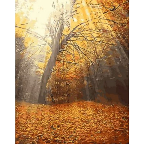 Landscape Forest Diy Paint By Numbers Kits ZXQ397 - NEEDLEWORK KITS