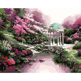 Landscape Garden Diy Paint By Numbers Kits WM-271 - NEEDLEWORK KITS