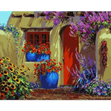 Landscape Garden Diy Paint By Numbers Kits WM-358 - NEEDLEWORK KITS