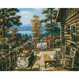 Landscape Garden Diy Paint By Numbers Kits WM-920 ZXQ865 - NEEDLEWORK KITS