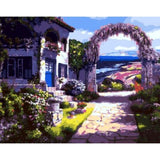 Landscape Garden Diy Paint By Numbers Kits ZXQ916-26 - NEEDLEWORK KITS