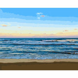 Landscape Sea Diy Paint By Numbers Kits WM-1383 - NEEDLEWORK KITS