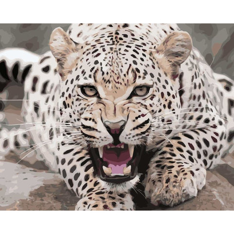 Leopard Diy Paint By Numbers Kits WM-045 - NEEDLEWORK KITS