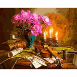 Musical Instruments Diy Paint By Numbers Kits WM-687 - NEEDLEWORK KITS
