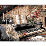 Musical Instruments Diy Paint By Numbers Kits WM-849 - NEEDLEWORK KITS