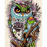 Owl Diy Paint By Numbers Kits WM-593 - NEEDLEWORK KITS